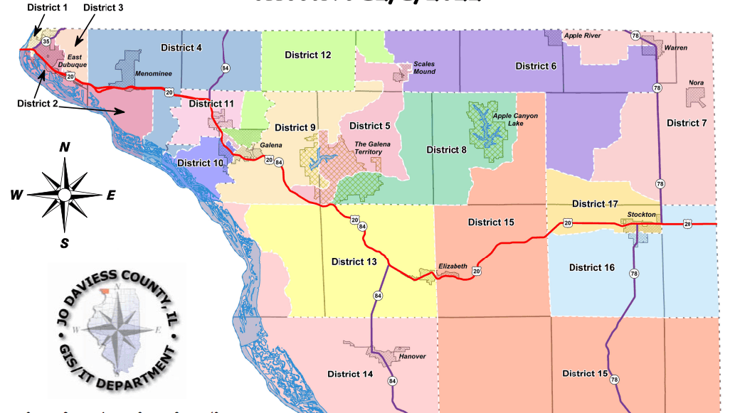 Map of All Districts