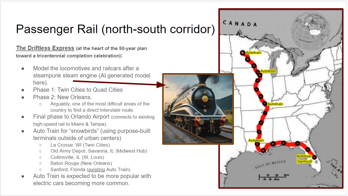 Slide 3 - Passenger Rail and AutoTrain